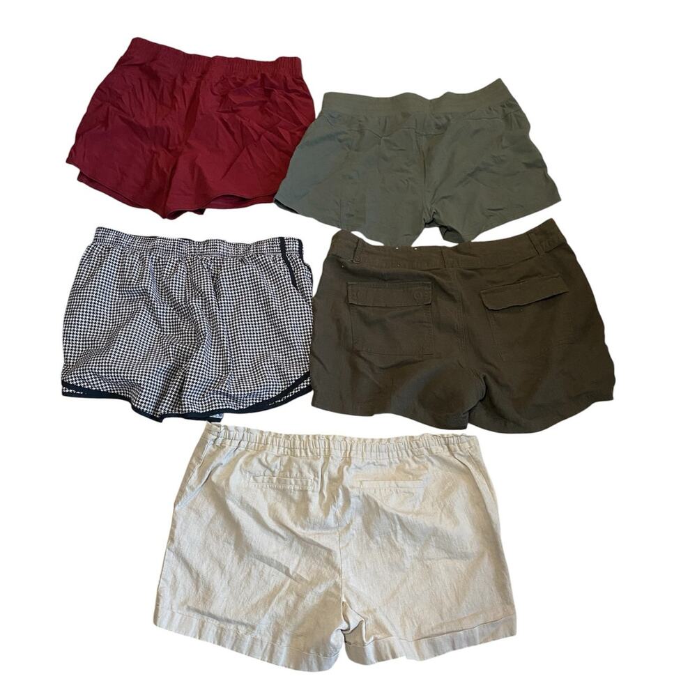 Shorts Lot Bundle Of five Pair Women Size L/XL 12/14 Casual Athletic Gorpcore - Picture 2 of 9